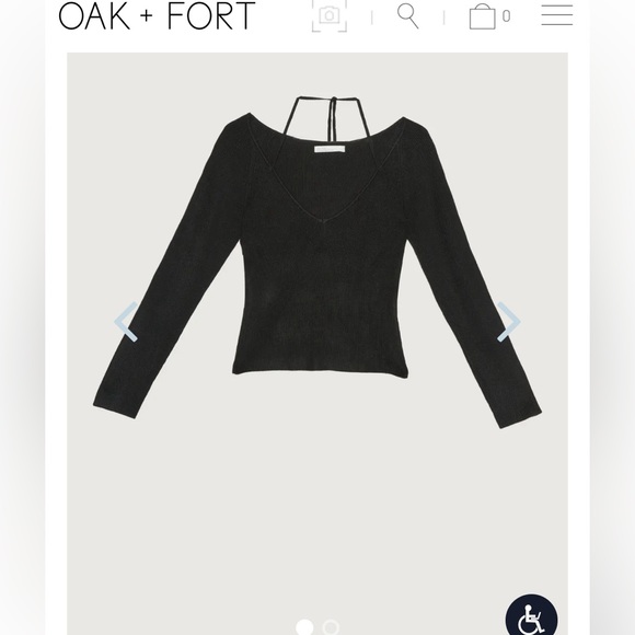 OAK + FORT Sweaters - NWT Oak + Fort V-neck Sweater